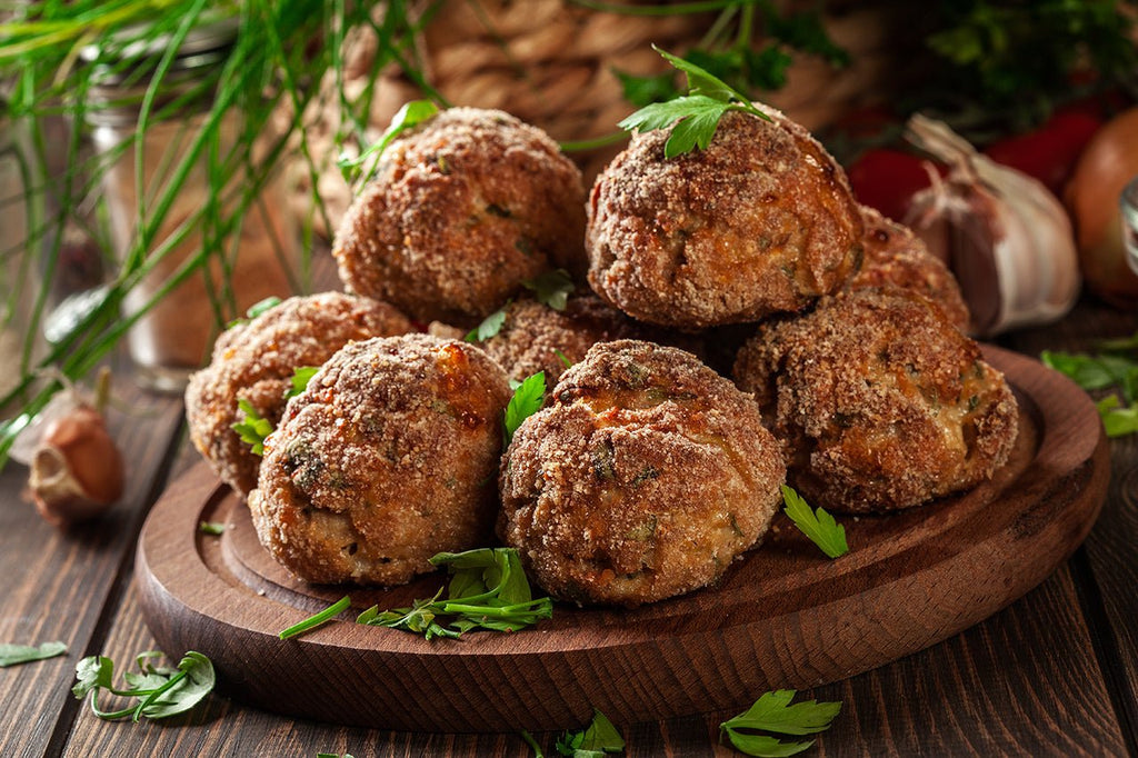 POLPETTE DI POLLO E SPINACI