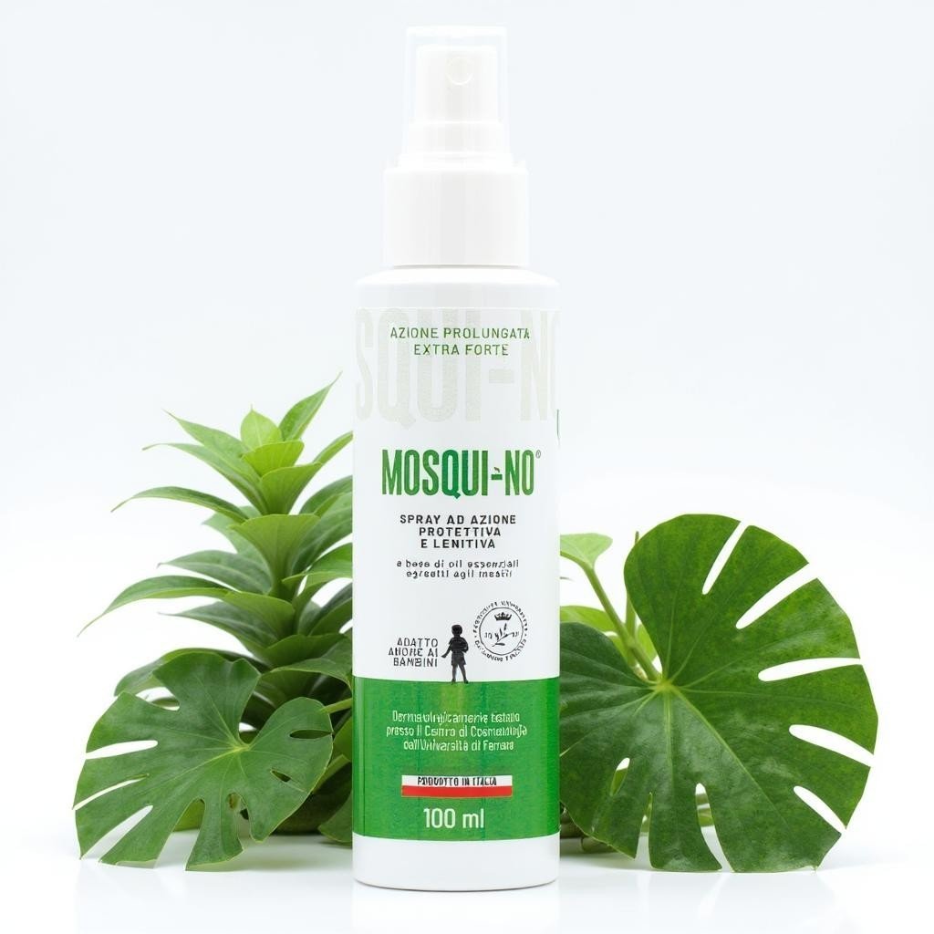 MOSQUI‑NO® | Anti‑zanzare naturale con azione anti‑larvale - Prometek